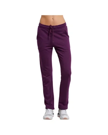 Pantaloni sport dama 1222-909800,  Bumbac/Poliester, Mov,