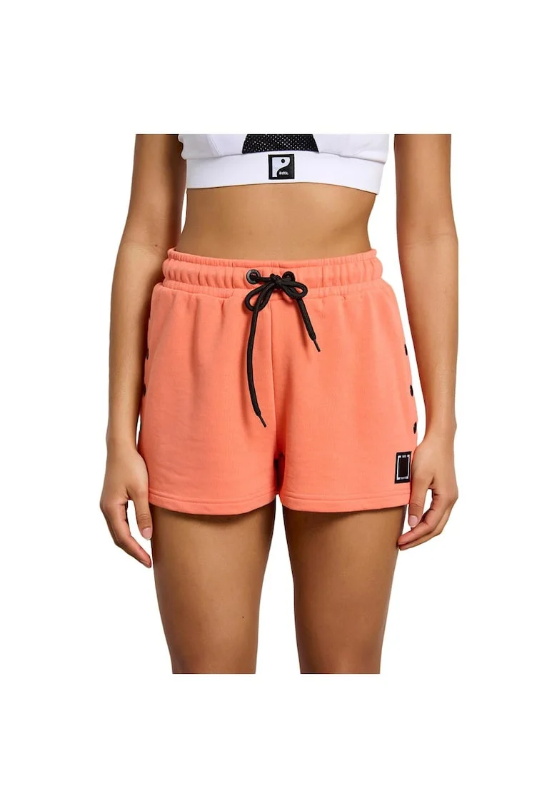Pantaloni sport dama 1231-903805,  Bumbac/Poliester, Portocaliu
