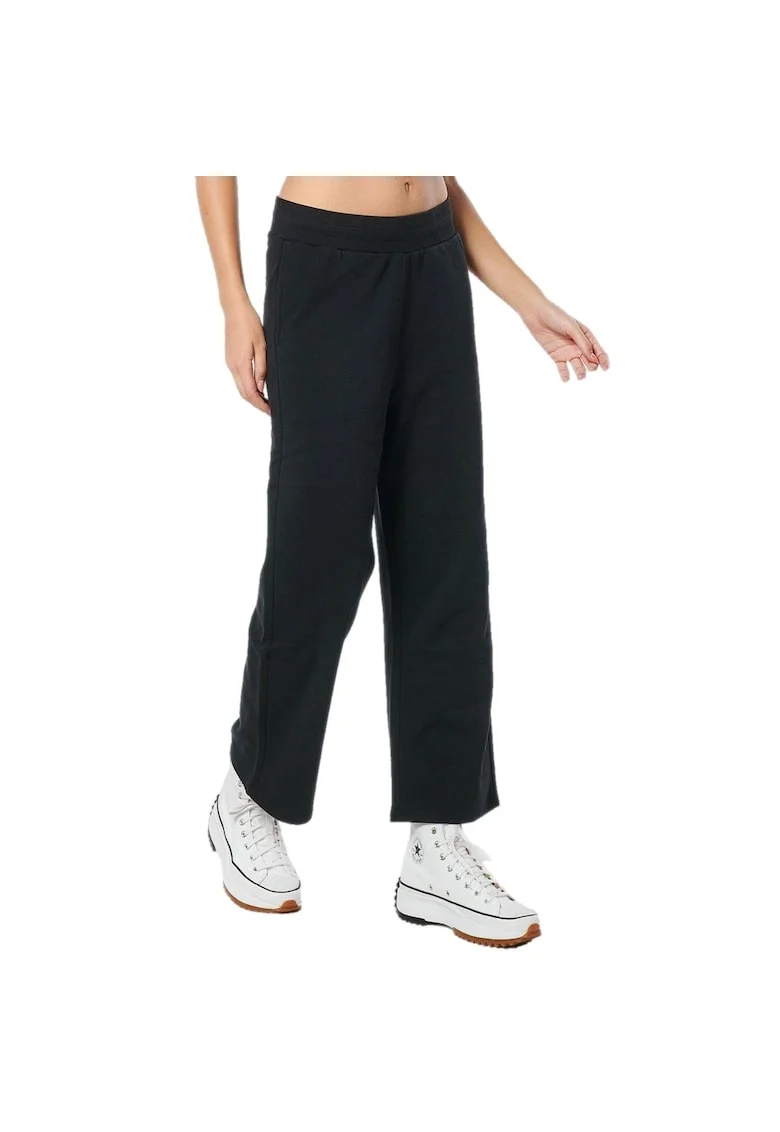 Pantaloni sport dama  Bumbac/Poliester, Negru1