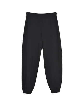 Pantaloni sport dama 1242-902500,  Bumbac/Poliester, Negru