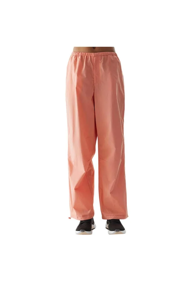 Pantaloni sport dama WSS24TTROF643, 4F, Bumbac, Portocaliu