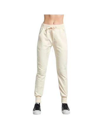 Pantaloni sport dama 1222-902400,  Bumbac/Elastan, Bej,