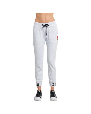 Pantaloni sport dama 1222-906100,  Bumbac/Elastan, Gri
