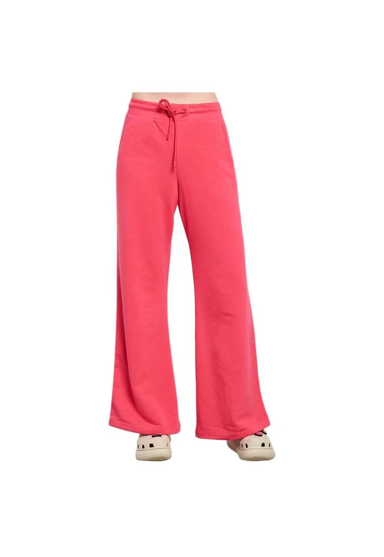 Pantaloni sport dama 1241-909700,  Bumbac/Poliester, Roz,