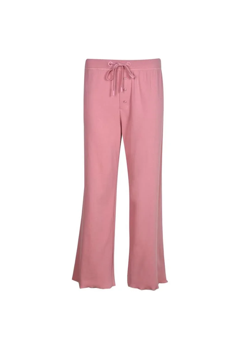 Pantaloni sport dama 1221-905000,  Bumbac/Elastan, Roz