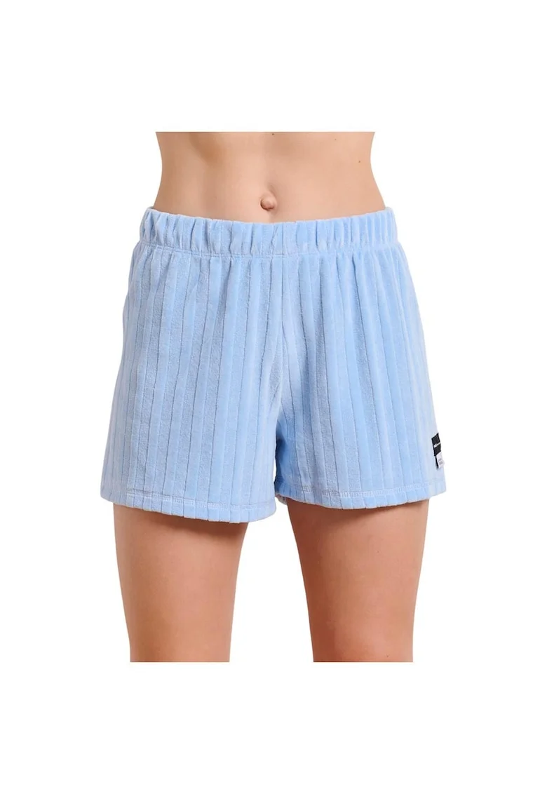 Pantaloni scurti sport dama  bumbac/poliester, albastru, Albastru