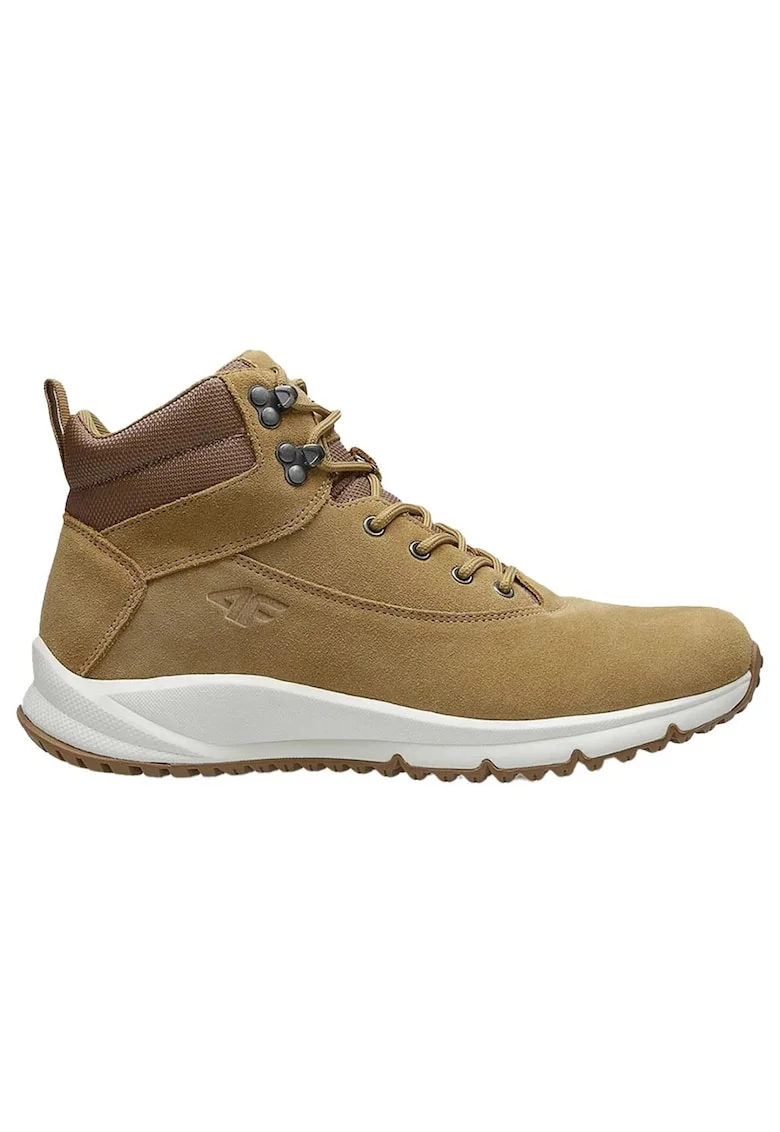 Ghete sport  D4Z20-OBDH200, piele intoarsa, maro