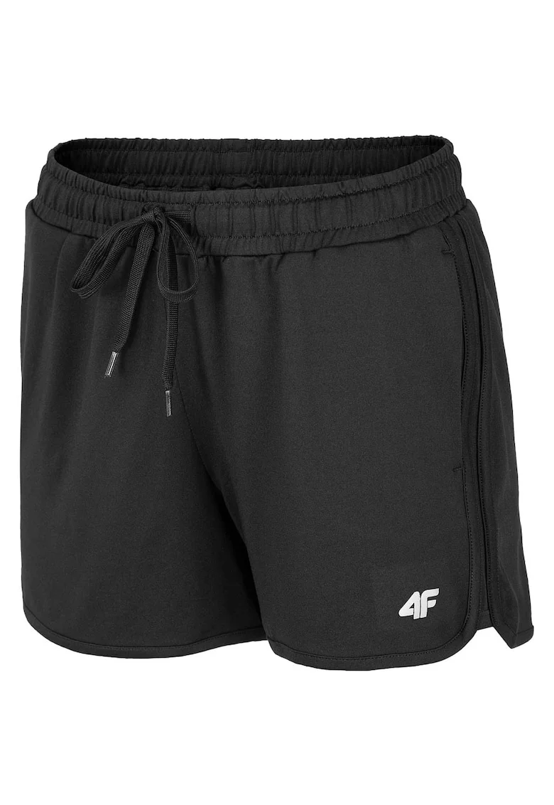 Pantaloni scurti sport dama NOSH4-SKDF001,  Poliester/Elastan, Negru