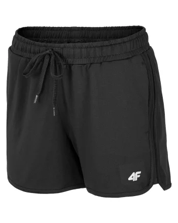 Pantaloni scurti sport dama NOSH4-SKDF001,  Poliester/Elastan, Negru
