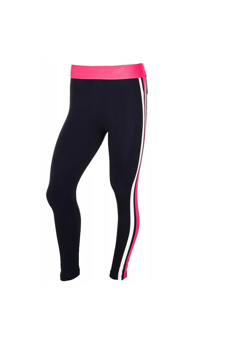 Colanti sport fete,  Classic, Bumbac/Spandex, Bleumarin