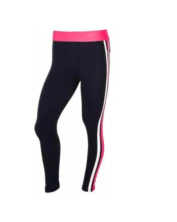 Colanti sport fete,  Classic, Bumbac/Spandex, Bleumarin