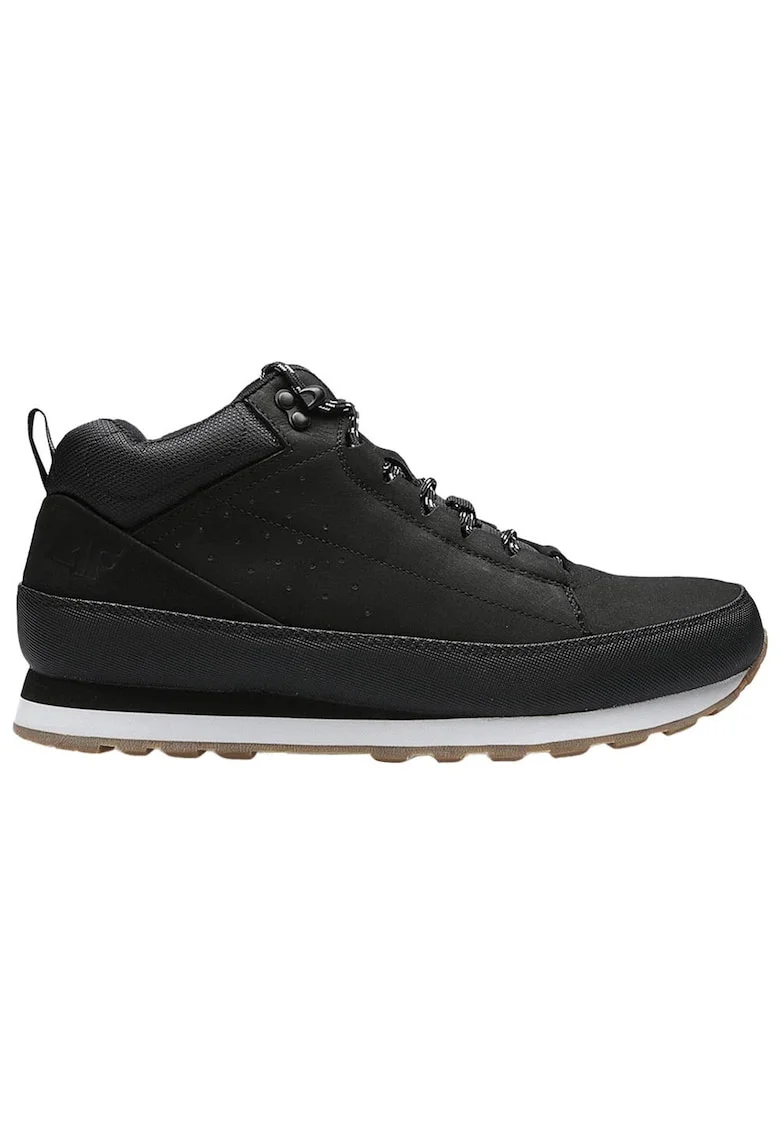 Pantofi sport barbati  casual, negru, poliamida, Negru