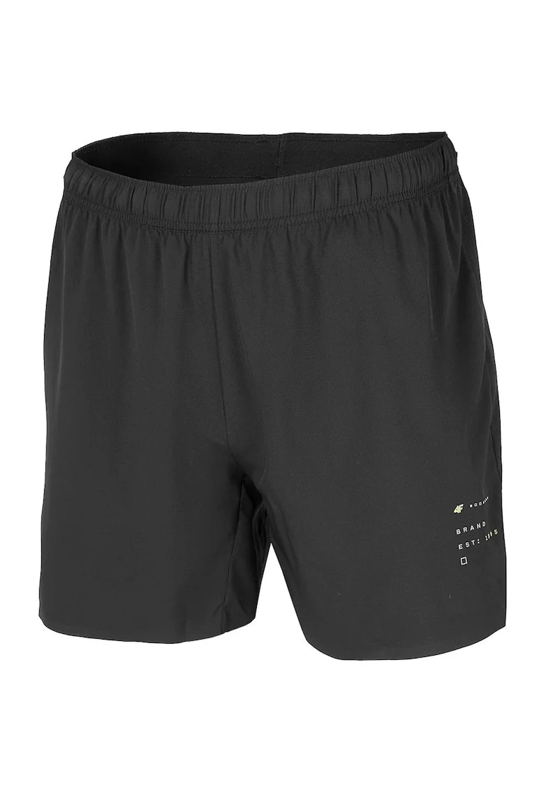 Pantaloni scurti  H4Z22-SKMF014, poliester/elastan, negru