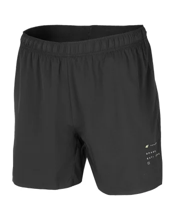 Pantaloni scurti  H4Z22-SKMF014, poliester/elastan, negru