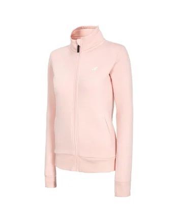 Cardigan dama  roz, material moale, bumbac si poliester,
