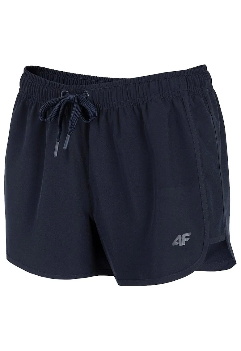 Pantaloni scurti sport dama H4L21-SKDT001,  Poliester/Elastan, Bleumarin