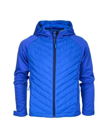 Jacheta de ski pentru baieti,  Bumbac/Poliester, Albastru