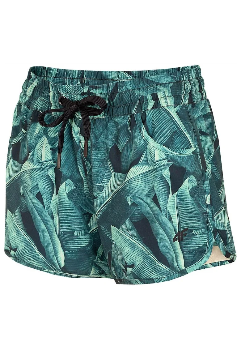 Pantaloni scurti sport dama  Poliester/Elastan, Verde, Verde