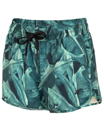 Pantaloni scurti sport dama  Poliester/Elastan, Verde, Verde