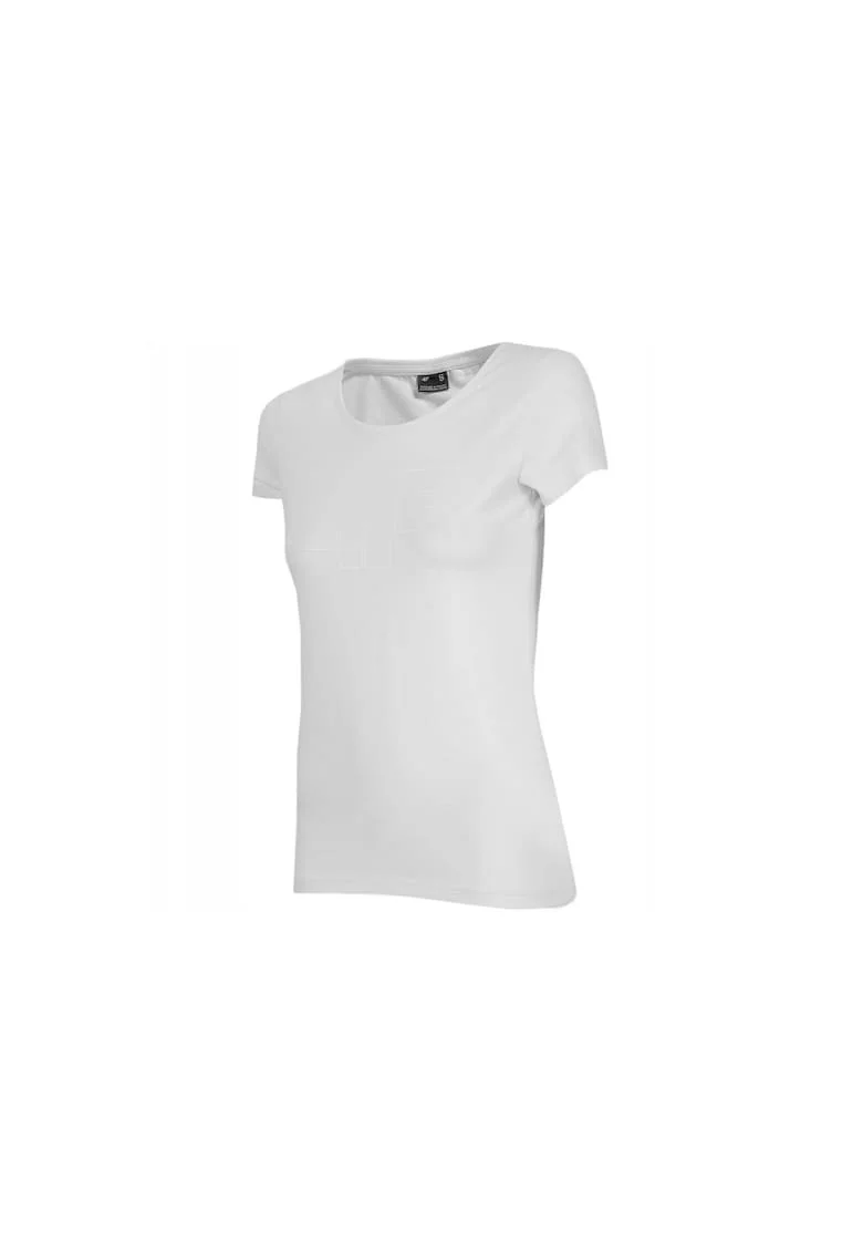 Tricou sport pentru femei,  Bumbac, Alb,