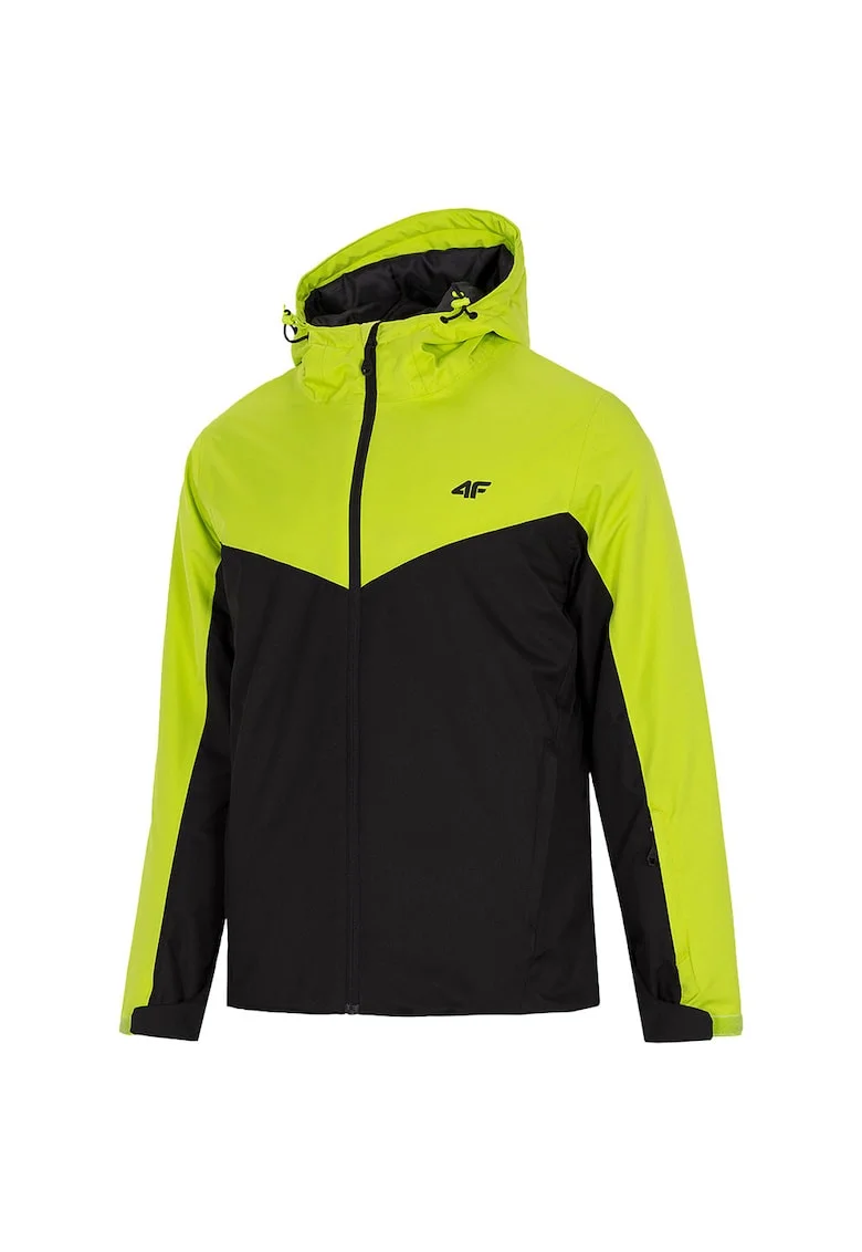 Geaca de ski  barbati, impermeabila, calduroasa, neagra, material sintetic