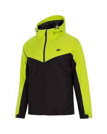 Geaca de ski  barbati, impermeabila, calduroasa, neagra, material sintetic