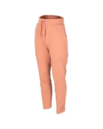 Pantaloni sport dama H4Z22-SPDD018,  Bumbac/Elastan, Portocaliu,