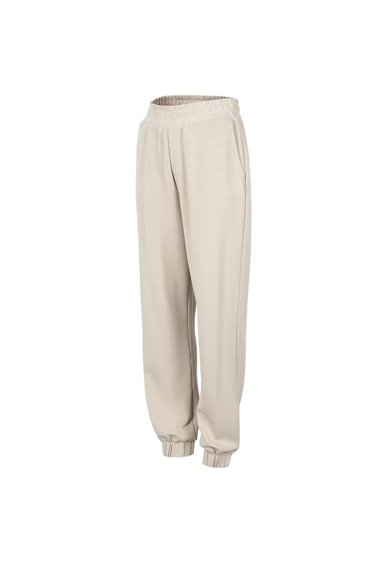 Pantaloni sport dama H4Z22-SPDD022,  Poliester/Modal, Gri