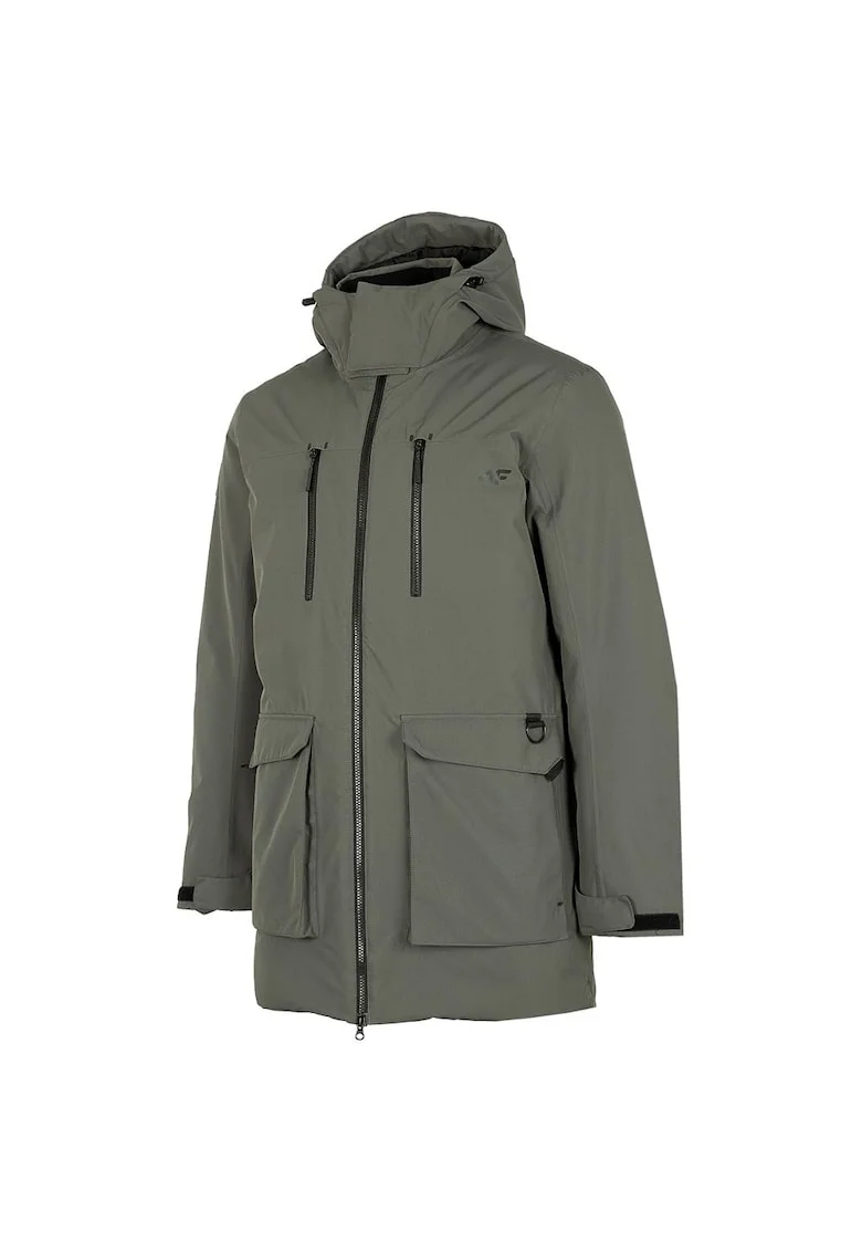 Jacheta sport  model H4Z22-KUM001, confortabila, impermeabila, cu gluga ajustabila, poliester