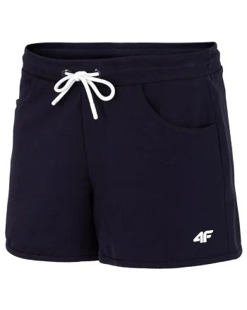 Pantaloni scurti sport dama NOSH4-SKDD001,  Bumbac/Elastan, Bleumarin