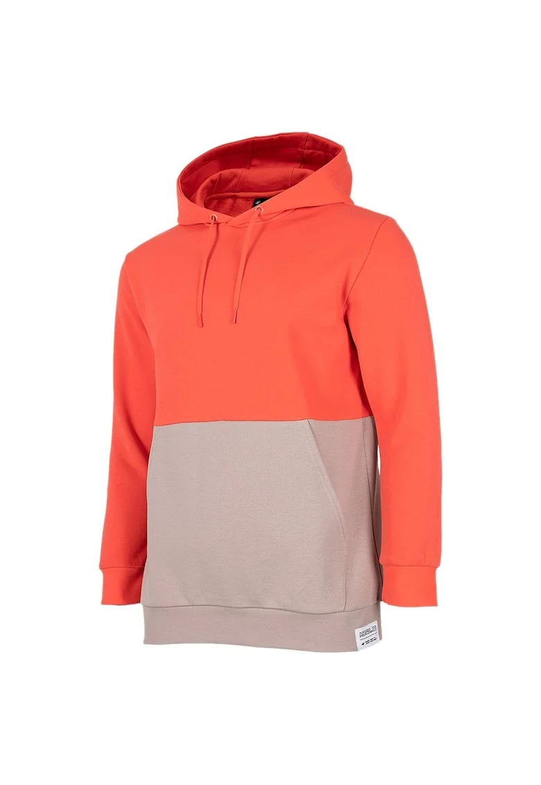 Hanorac sport barbati H4Z22-BLM027,  Bumbac/Poliester, Portocaliu,