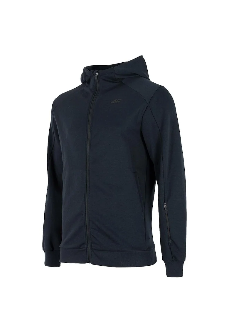Hanorac sport barbati  gluga, 2 buzunare laterale,bleumarin, material elastic