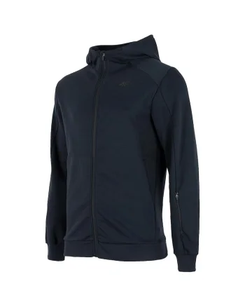 Hanorac sport barbati  gluga, 2 buzunare laterale,bleumarin, material elastic