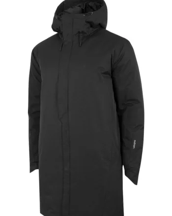 Geaca  barbati, gluga integrata, 2 buzunare laterale, hidrofug, Negru