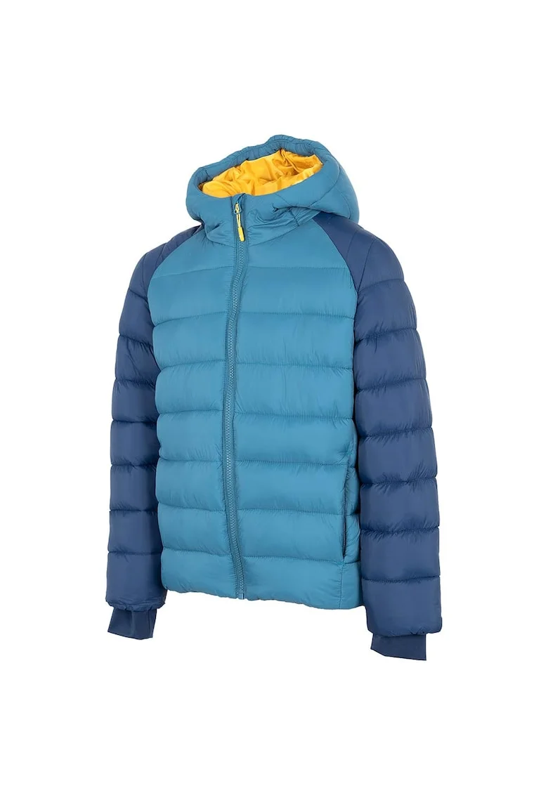 Jacheta sport copii  model HJZ22-JKUMP003, gluga integrata, tehnologie 4FWarm, poliamida,