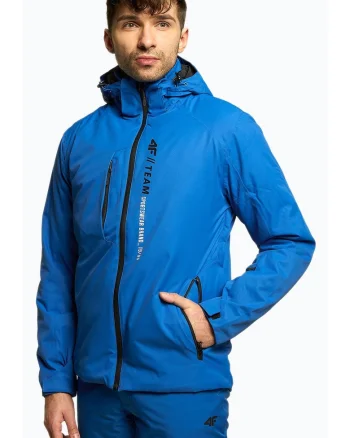 Jacheta de ski, barbati,  Poliester, Albastru, Albastru