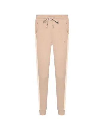 Pantaloni sport dama H4L22-SPDD010,  Bumbac/Poliester, Bej