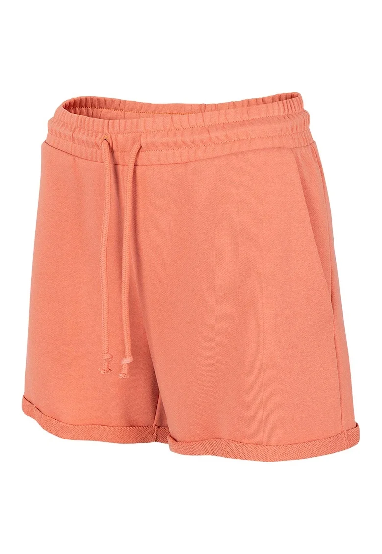 Pantaloni scurti sport dama HOL22-SKDD602,  Bumbac/Poliester, Portocaliu,