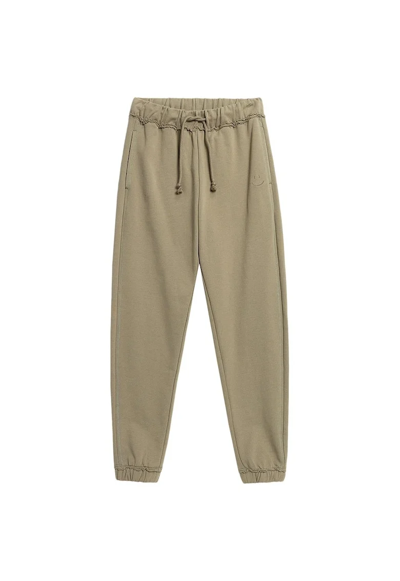 Pantaloni sport dama OTHSS23TTROF173,  Bumbac, Maro