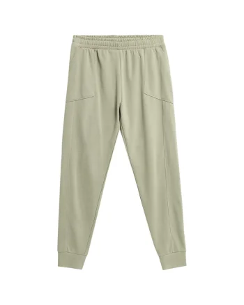 Pantaloni sport  OTHSS23TTROM196, talie elastica, doua buzunare, poliester/bumbac, verde