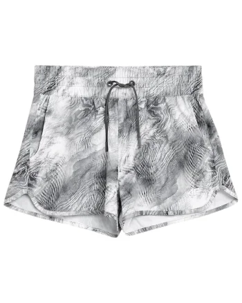 Pantaloni scurti sport dama H4L22-SKDT011,  Poliester/Elastan, Gri