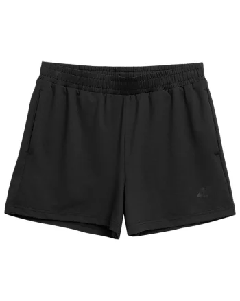 Pantaloni scurti sport dama SS23TFSHF200, 4F, Poliester/Elastan, Negru