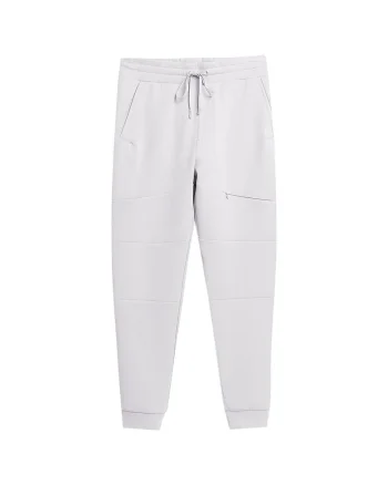 Pantaloni sport barbati  alb, elastic, doua buzunare,