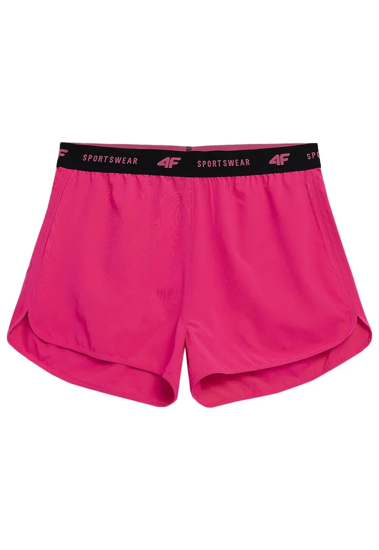 Pantaloni scurti sport dama SS23UBDSF043, 4F, Poliester/Elastan, Roz