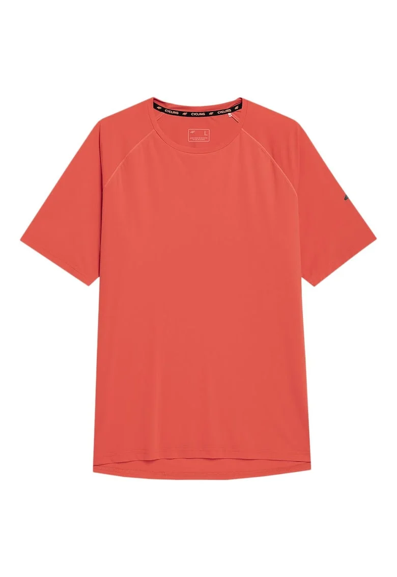 Tricou barbati  maneca scurta, croiala regulata, decolteu rotund, reflectorizant, poliamida-elastan,