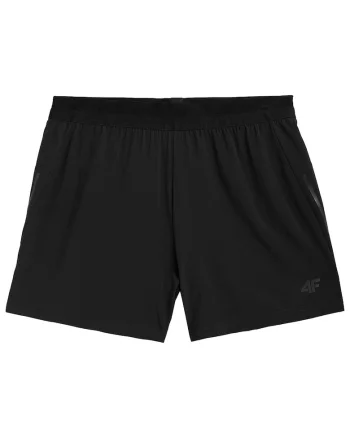 Pantaloni scurti  H4Z21-SKMF013, poliester/elastan, negru