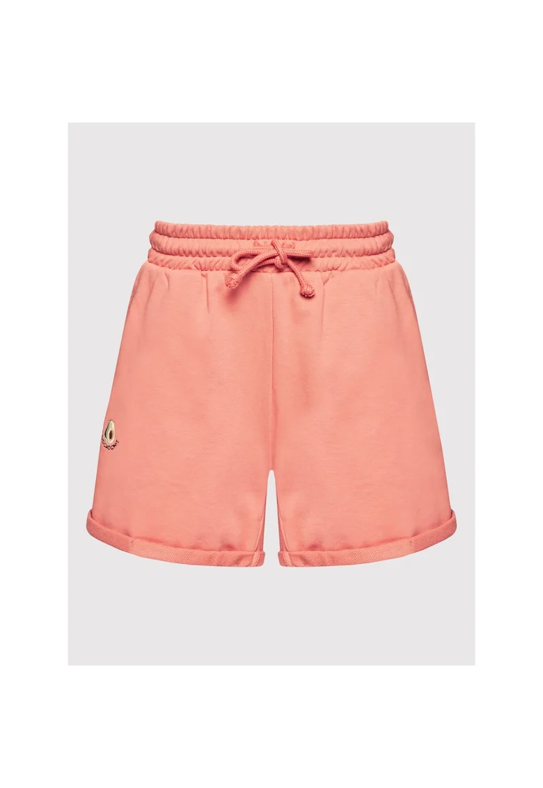 Pantaloni scurti sport dama,  300369128, Bumbac, Portocaliu
