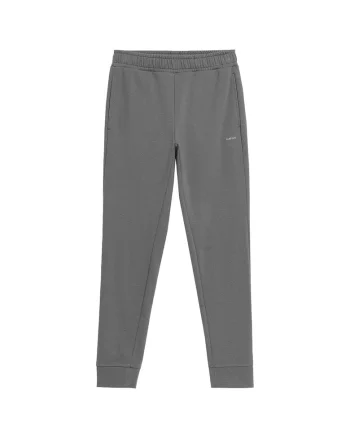 Pantaloni sport dama HOL22-SPDD600,  Bumbac/Poliester, Gri,