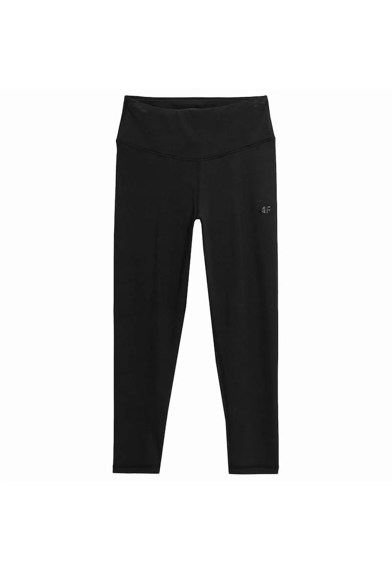 Colanti sport dama SS23TFTIF122, 4F, Poliester/Elastan, Negru,