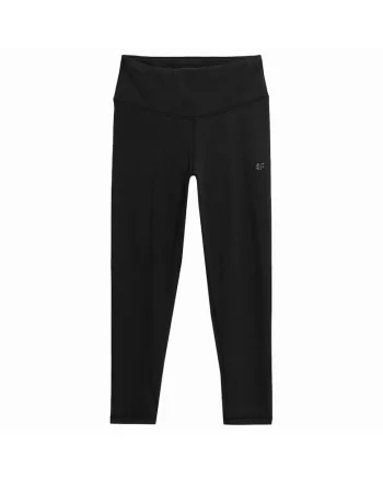 Colanti sport dama SS23TFTIF122, 4F, Poliester/Elastan, Negru,